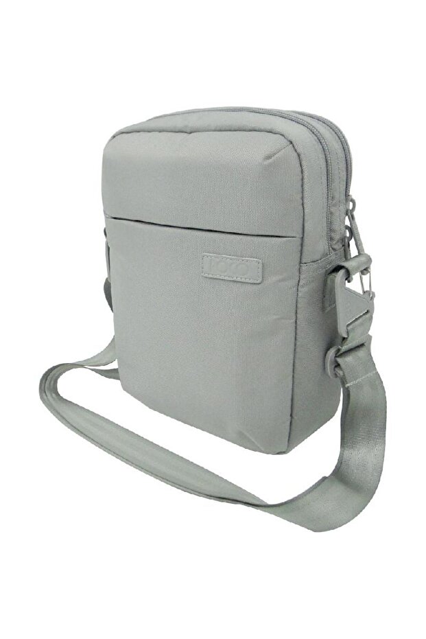 حقيبة كتف رمادية - 1