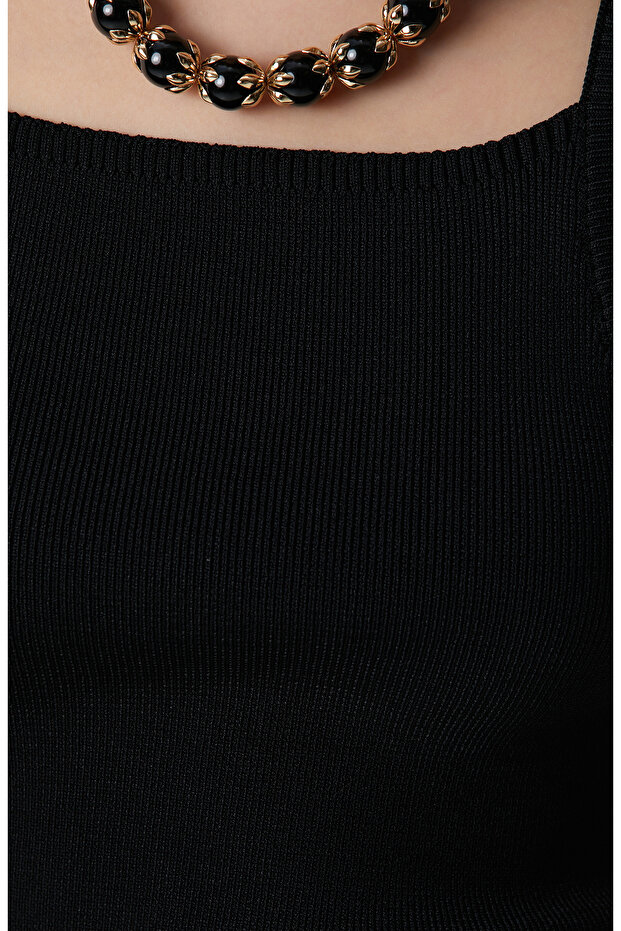 Siyah Triko Kazak - 6