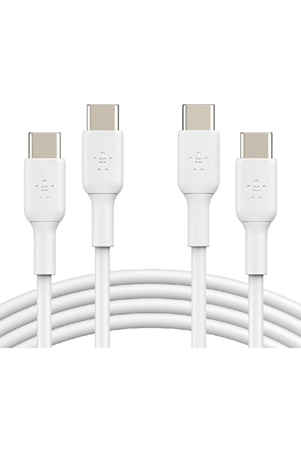 كابل شحن ومزامنة BoostCharge USB-C إلى USB-C (عبوة من قطعتين) - 1