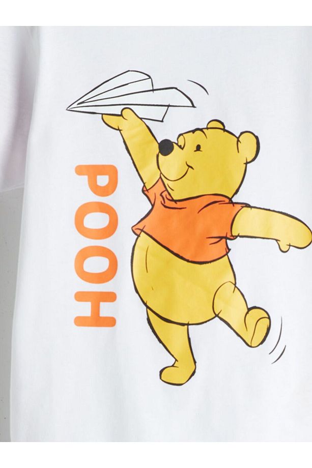 LCW Kids Winnie the Pooh Baskılı Erkek Çocuk Şortlu Pijama Takım - 6