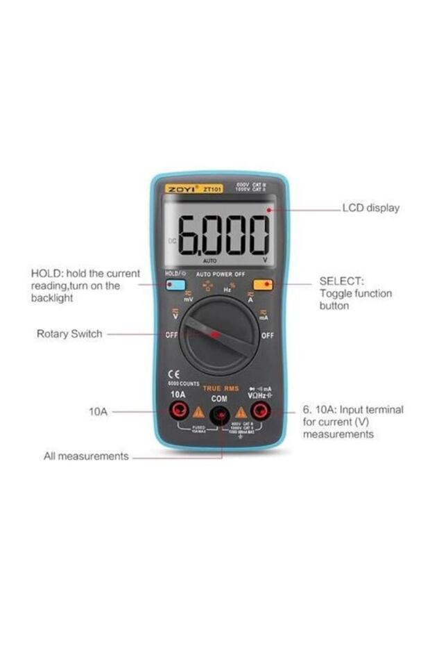 Multimetru digital - ZT101 True RMS - 3