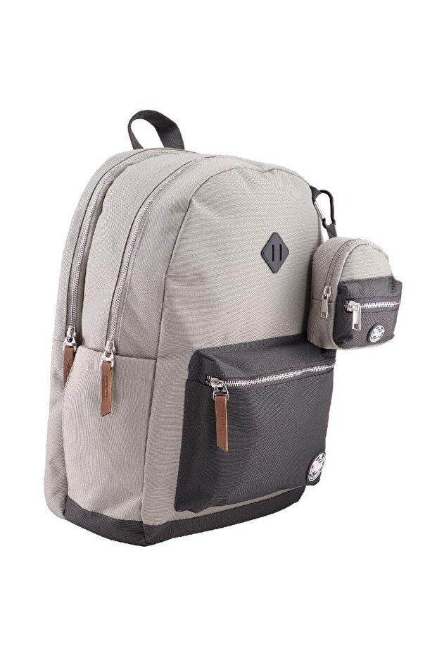 حقيبة ظهر كلاسيكية مع ملحق - 3