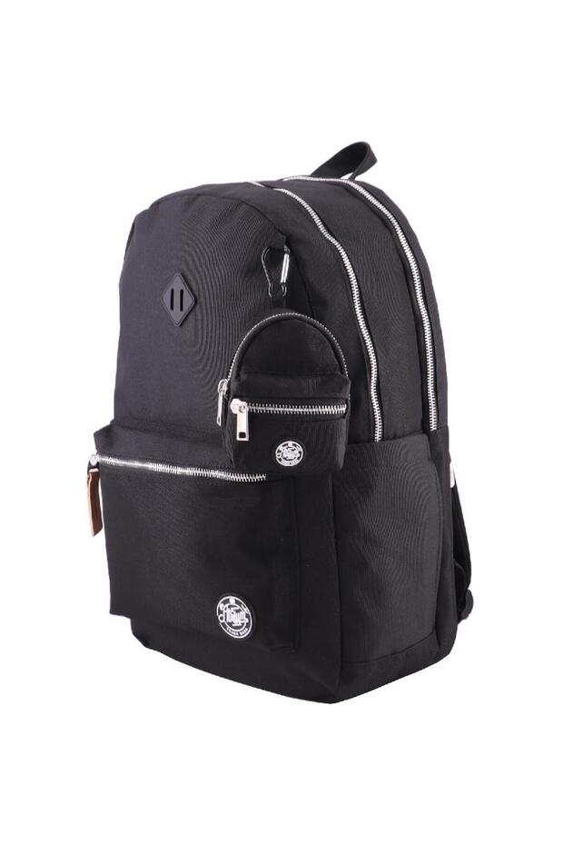 حقيبة ظهر كلاسيكية مع ملحق - 6