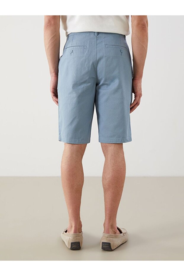 LCWAIKIKI Classic Standart Kalıp Gabardin Erkek Şort - 4