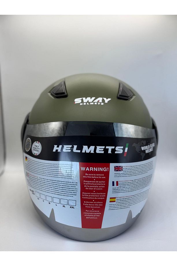 SWAY HELMETS YARIM MOTORCU KASKI - 2