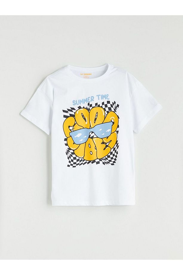 LCW Kids Bisiklet Yaka Erkek Çocuk Şortlu Pijama Takımı - 2