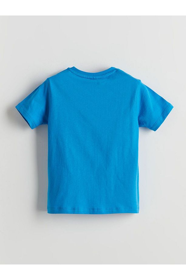 LCW ECO Bisiklet Yaka Erkek Çocuk Şortlu Pijama Takımı - 3
