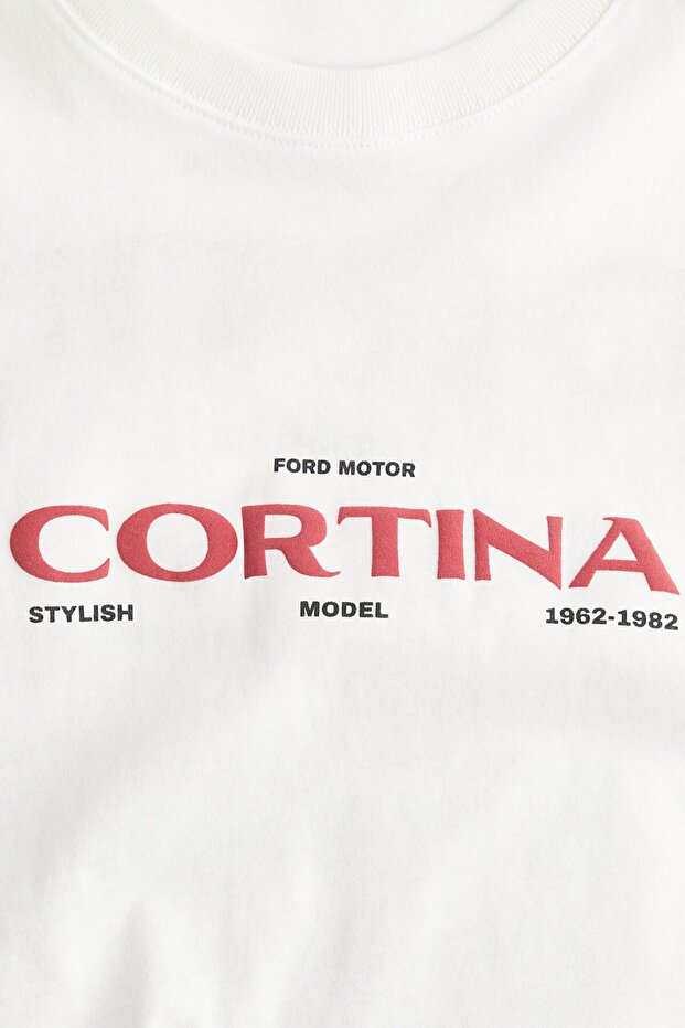 Baskılı Oversize Tişört - 6