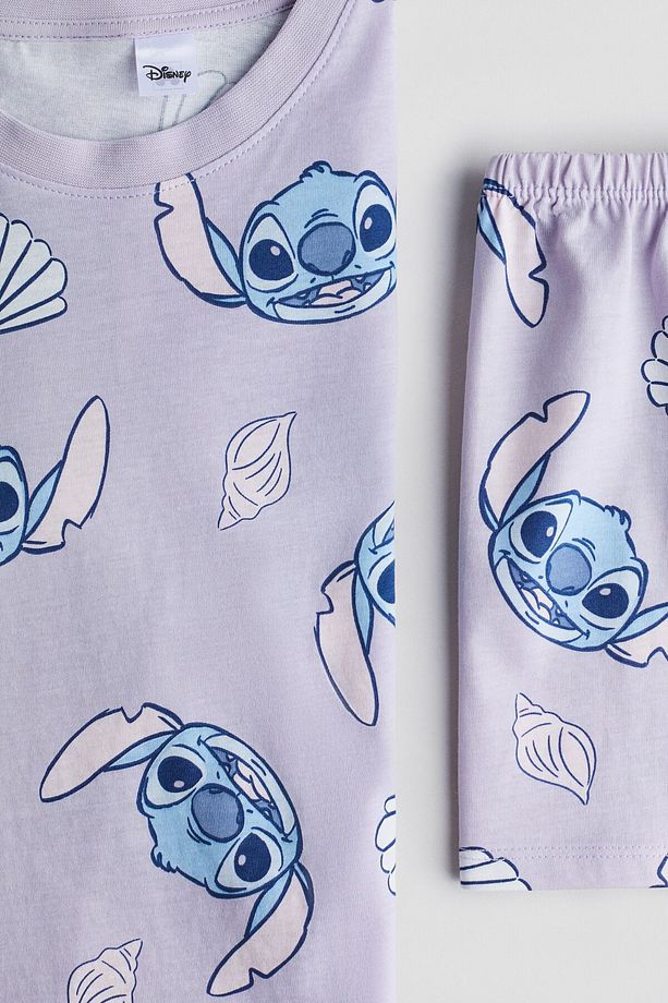Pamuklu ve Baskılı Pijama Takımı - 2