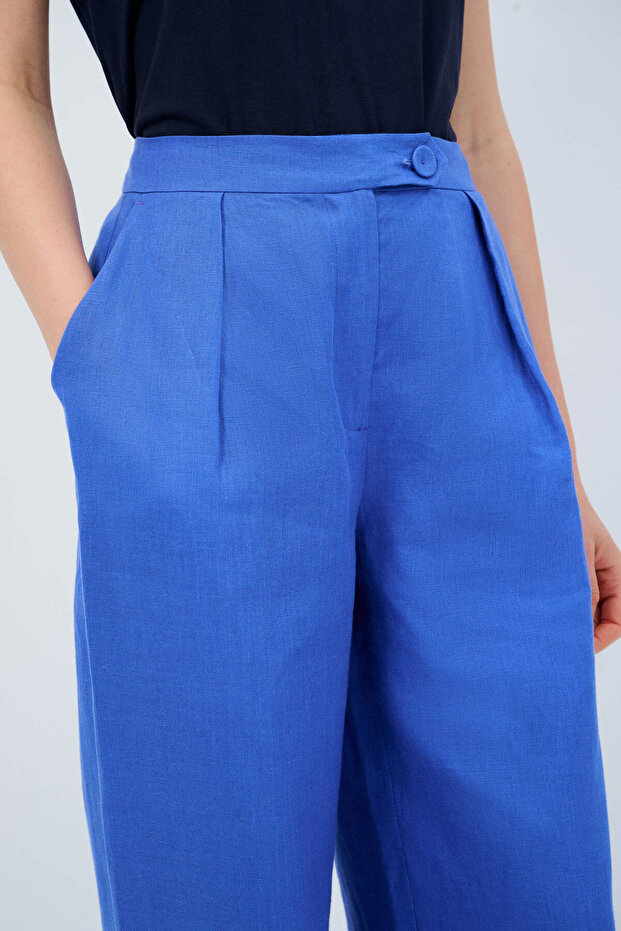 Kemerli Pantolon - 4