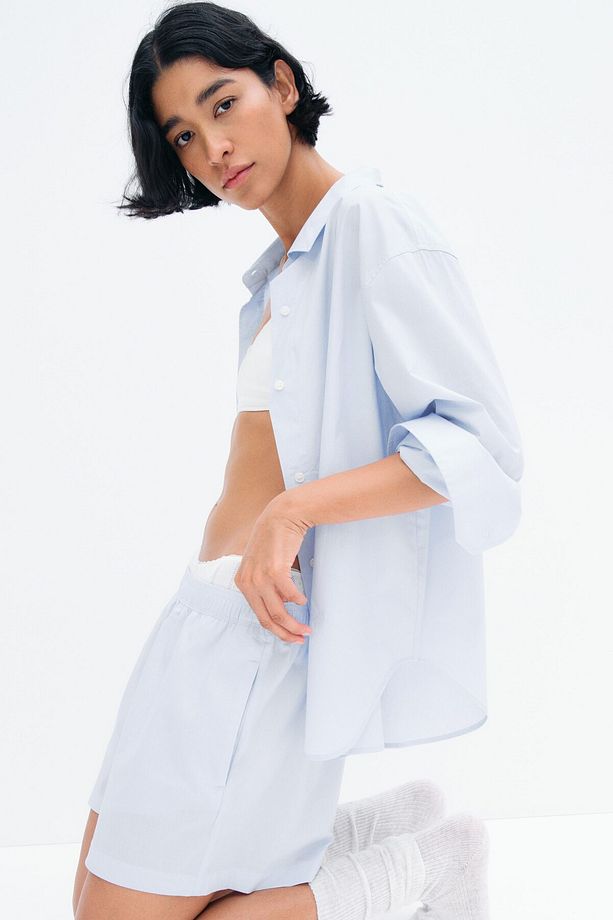 Poplin Şort - 5