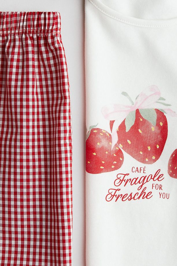 Baskı Motifli Pijama Takımı - 2