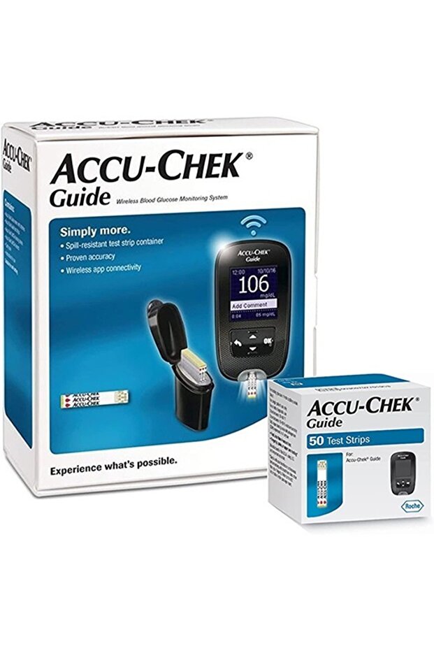 Accu-Chek Guide Blood Glucose Meter+ Strip-Offer Pack