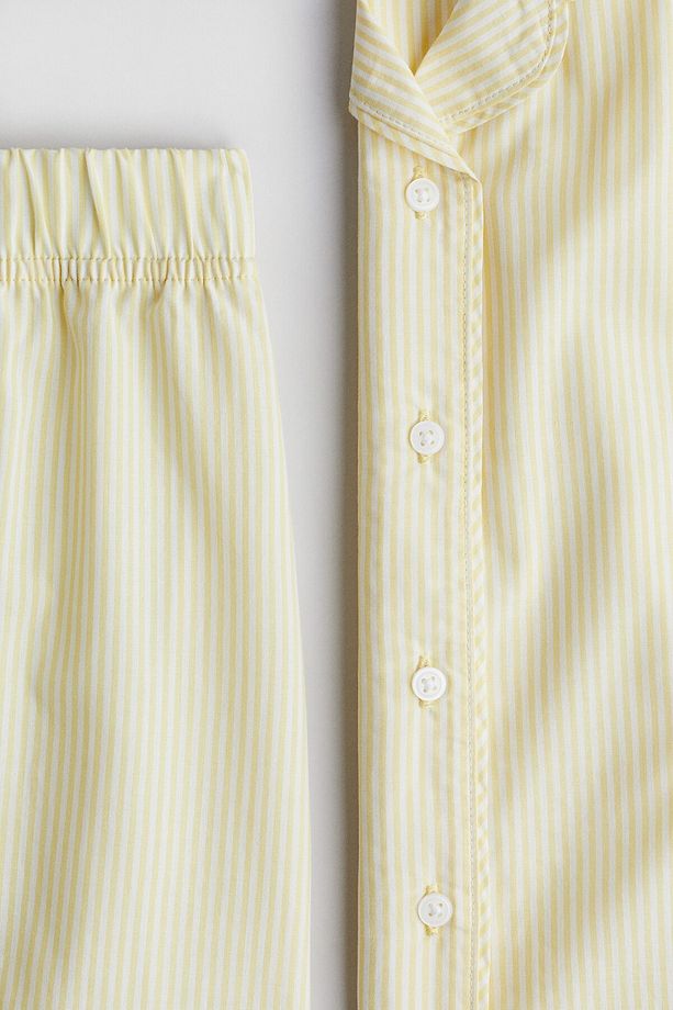 Pamuklu Poplin Pijama Takımı - 5