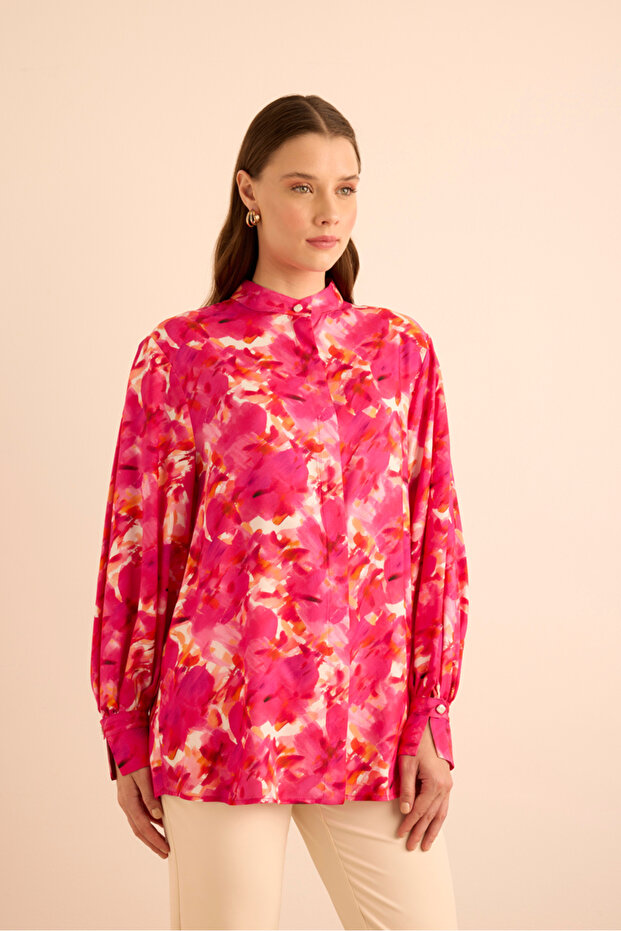 Desenli Viscon Bluz - 4