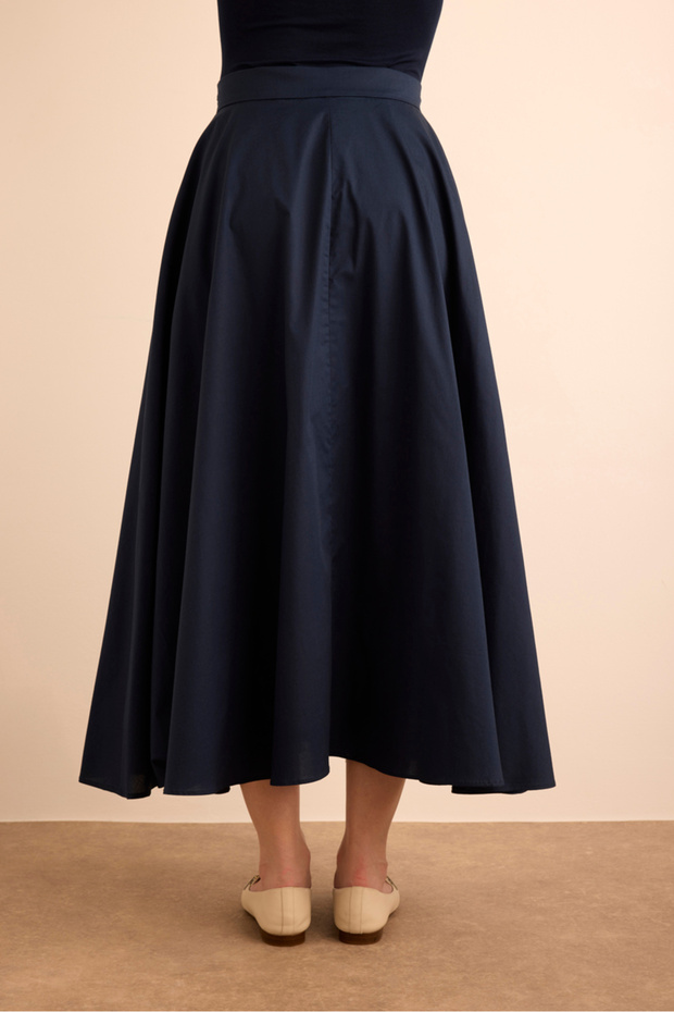 Cotton Evaze Etek - 6