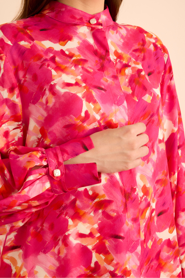 Desenli Viscon Bluz - 6