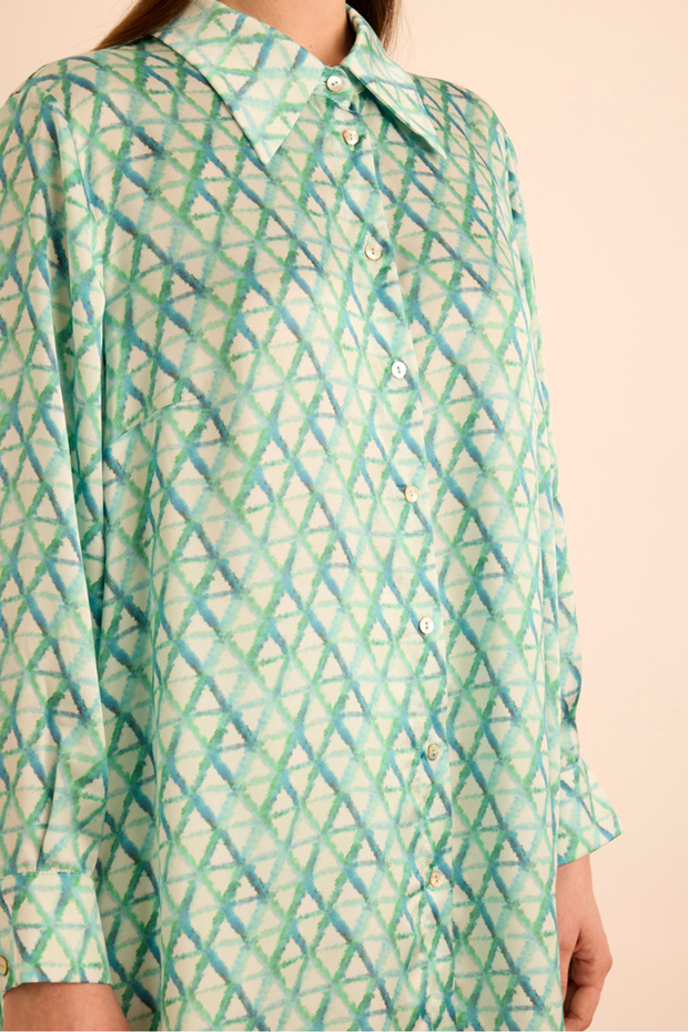 Geometric Patterned Tunic - 4