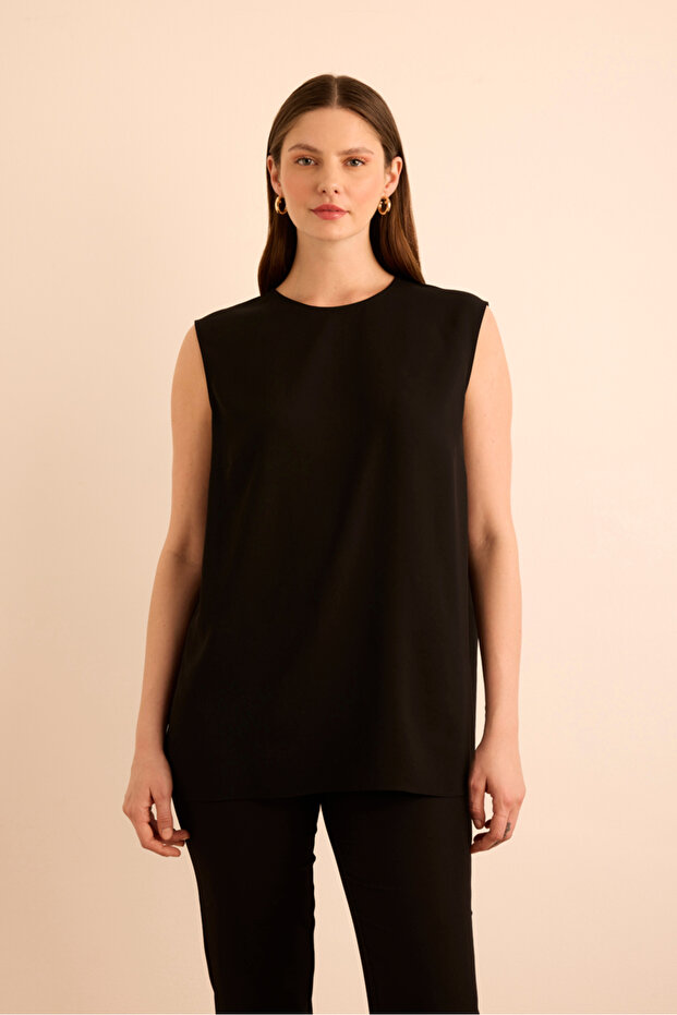 Dokuma Kolsuz Bluz - 1