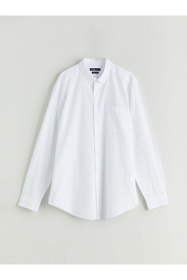 LCWAIKIKI Classic Regular Fit Uzun Kollu Poplin Erkek Gömlek - 1