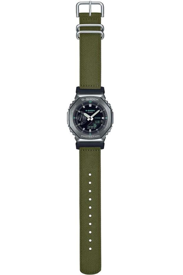 G-Shock GM-2100CB-3ADR Yeşil Kumaş Kordon Erkek Kol Saati - 2