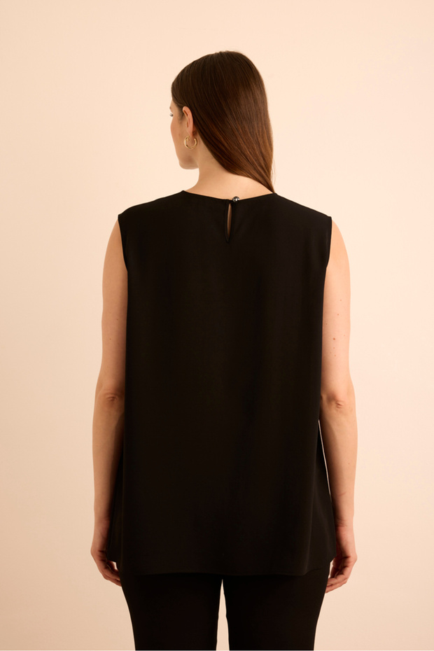 Dokuma Kolsuz Bluz - 5