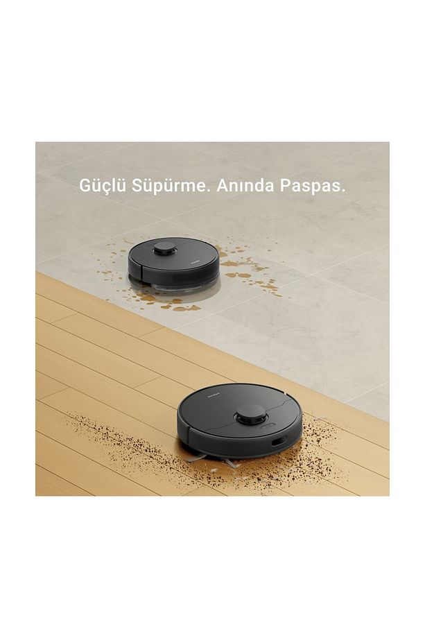 En Hızlı D9 Max Gen 2 Vacuumix Mop Robot Süpürge , 6000 Pa Vormax , 570 Ml , Siyah - 3
