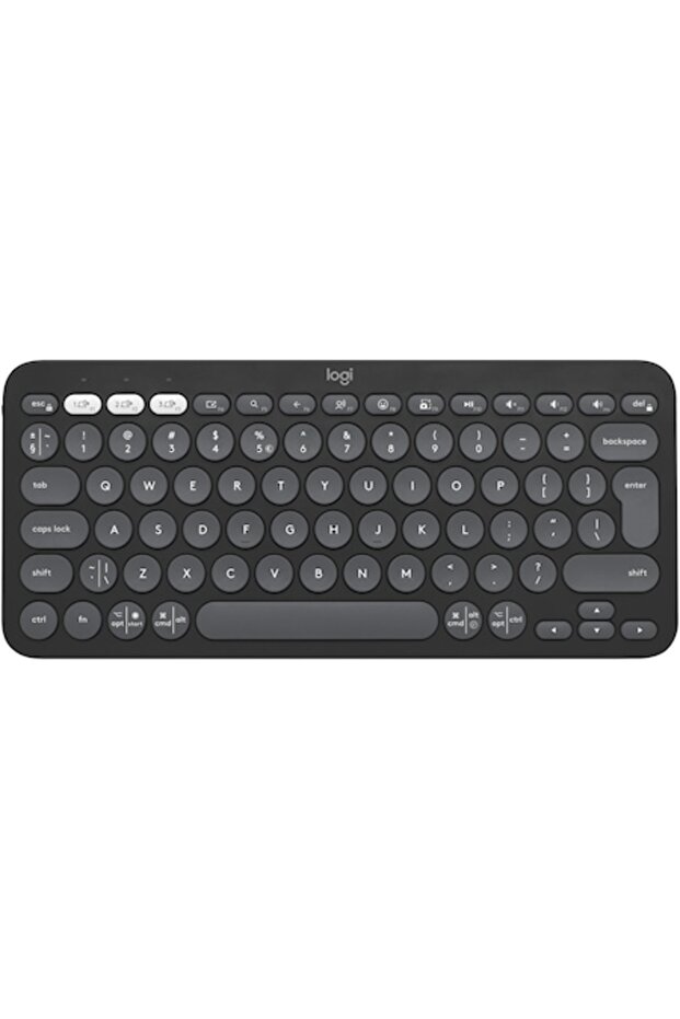 Bluetooth Keyboard Pebble Keys 2 K380s, Multi-Device, Tonal Graphite - 1