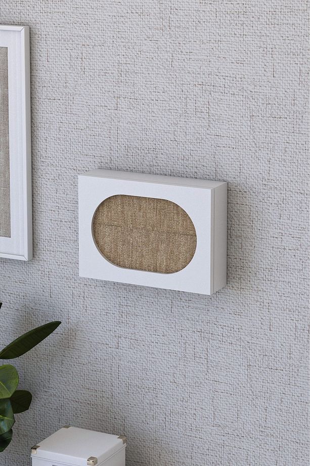 İskandinav Tarzı MDF Dekoratif Modem Saklama Kutusu - 1