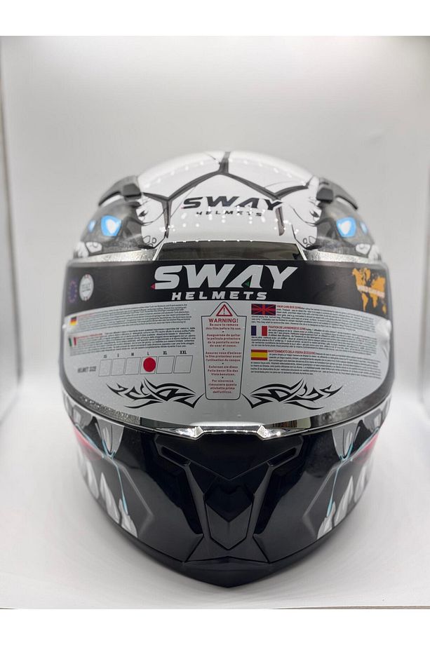 SWAY HELMETS TAM KAPALI MOTOR KASKI - 4