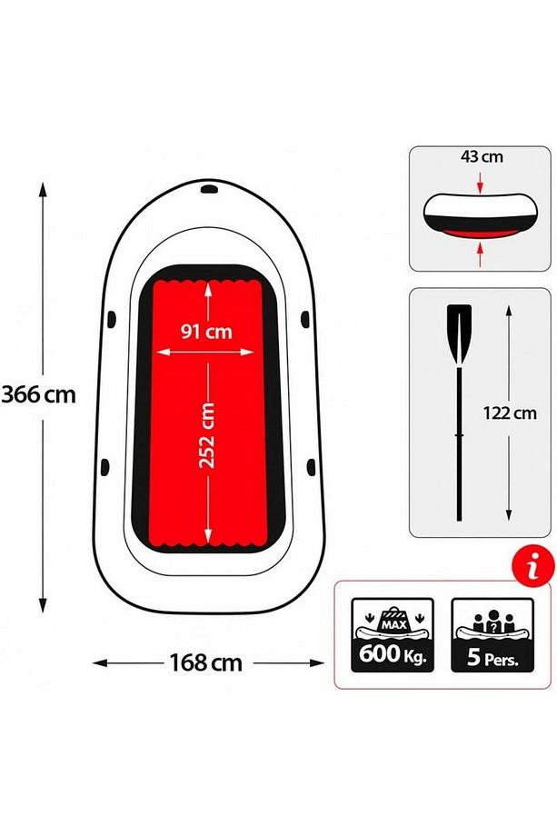 Excursion Şişme Bot Seti - 4