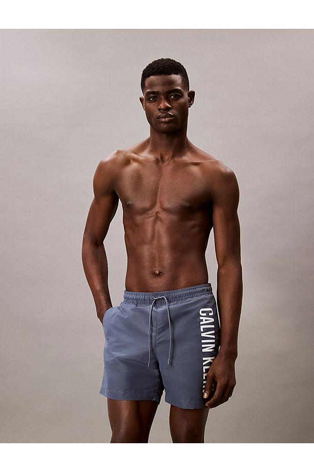Medium Drawstring Swim Shorts - Deniz Şortu - 1