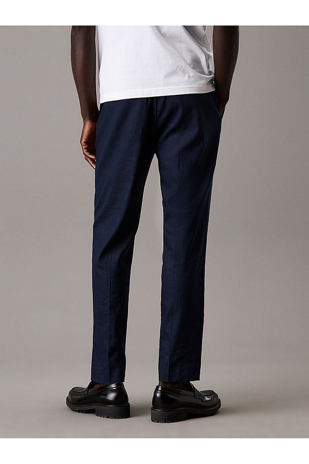 Tapered Linen Lyocell Trousers - 2