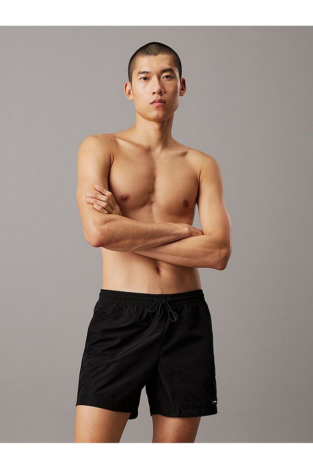 Medium Drawstring Swim Shorts - CK Essentials - 1