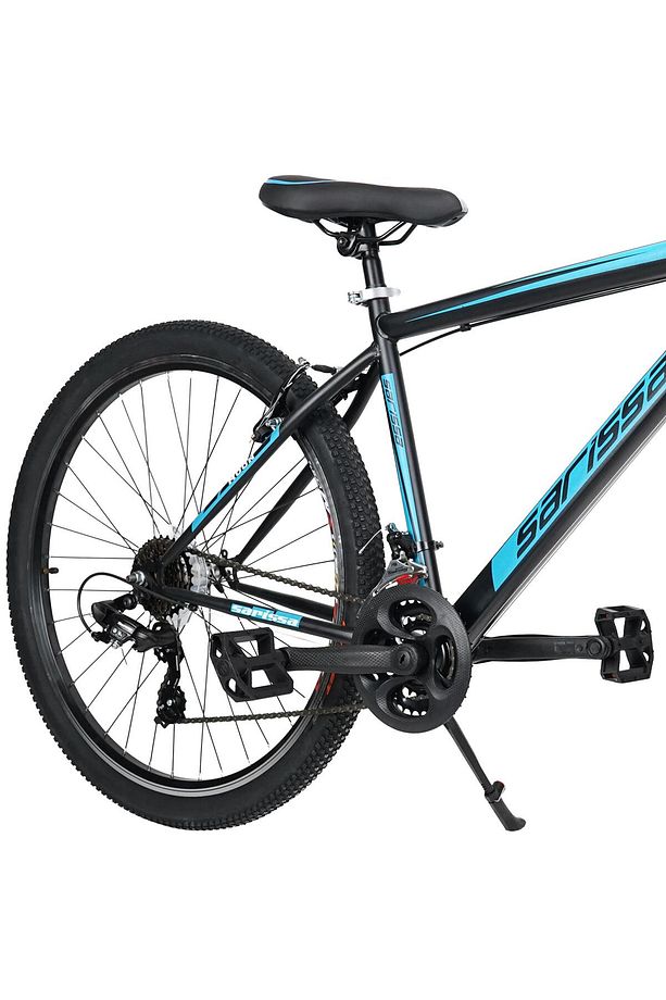 Sarissa Moon 26" Jant MTB Ön Amortisörlü Shimano 21 Vites V Fren Wake Gidon Dağ Bisikleti Siyah Mavi - 5