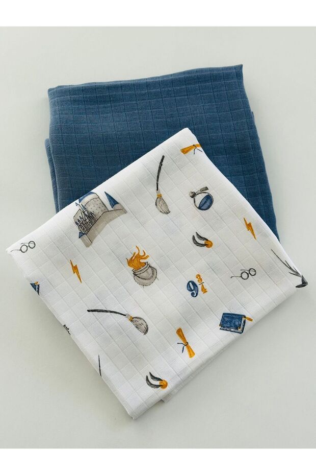 100% Cotton 2-Piece Muslin Baby Blanket Set Oeko-Tex Certified Muslin Cover 80 X 90 cm