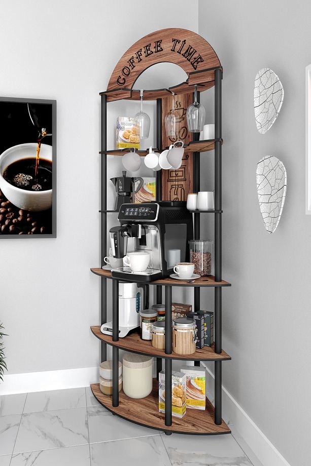 RİSTRETTO KAHVE KÖŞESİ CEVİZ - 3