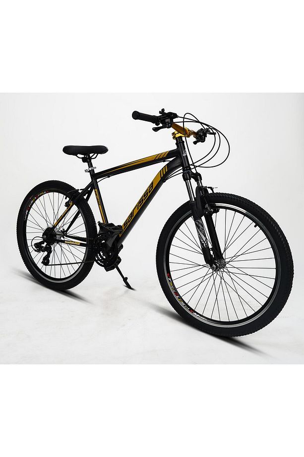 Sarissa Moon 26" Jant MTB Ön Amortisörlü Shimano 21 Vites V Fren Wake Gidon Dağ Bisikleti Siyah Sarı - 6