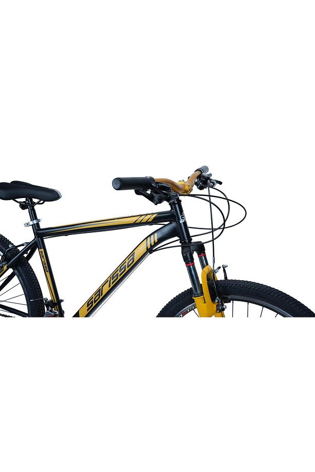 Sarissa Moon 27,5" Jant MTB Ön Amortisörlü Shimano Kelebek 21 Vites V Fren Dağ Bisikleti Siyah Sarı - 3
