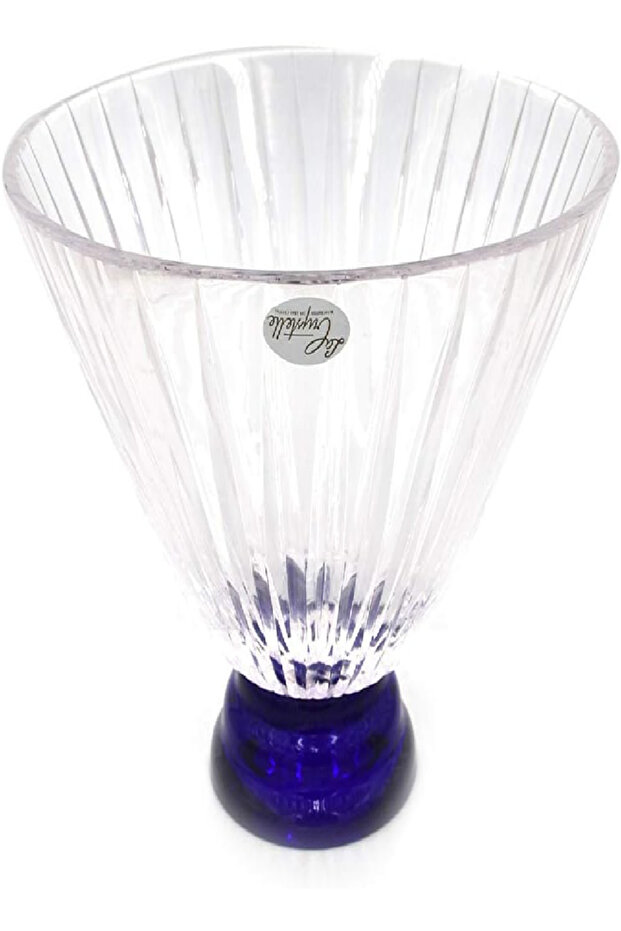 Round Bowl with Blue Base – 22 cm Elegant Serveware