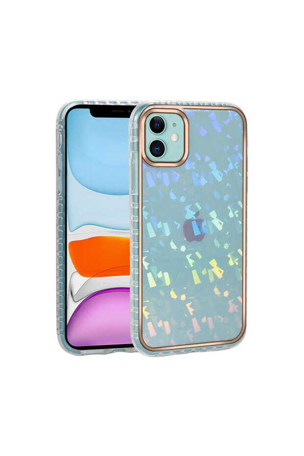 حافظة شفافة لامعة متوافقة مع هاتف iPhone 11 - NO1 - 1