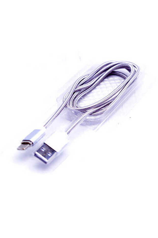 كابل USB مغناطيسي من النوع C باللون الرمادي -