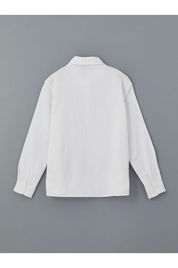 XSIDE Regular Fit Müslin Kırışıklı Erkek Gömlek - 6