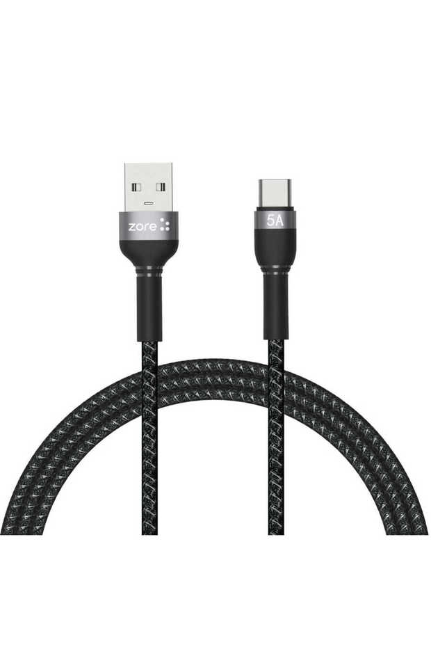 كابل USB من سلسلة شيرا باللون الأسود بطول 1 متر-BTBM