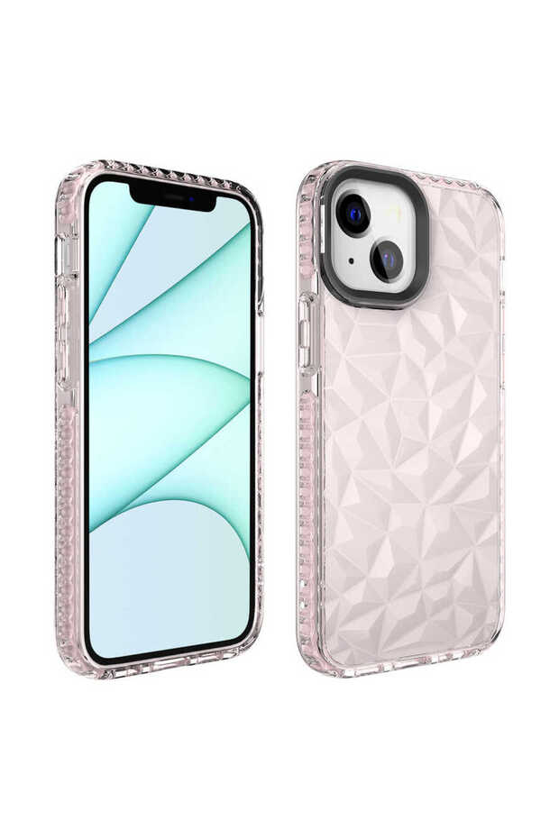 حافظة BTBM Buzz متوافقة مع هاتف iPhone 13 - وردي - 1