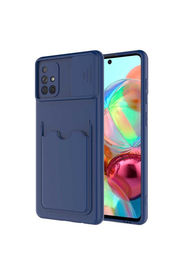 Galaxy A71 Case Klfs Cardix Cover - Navy Blue