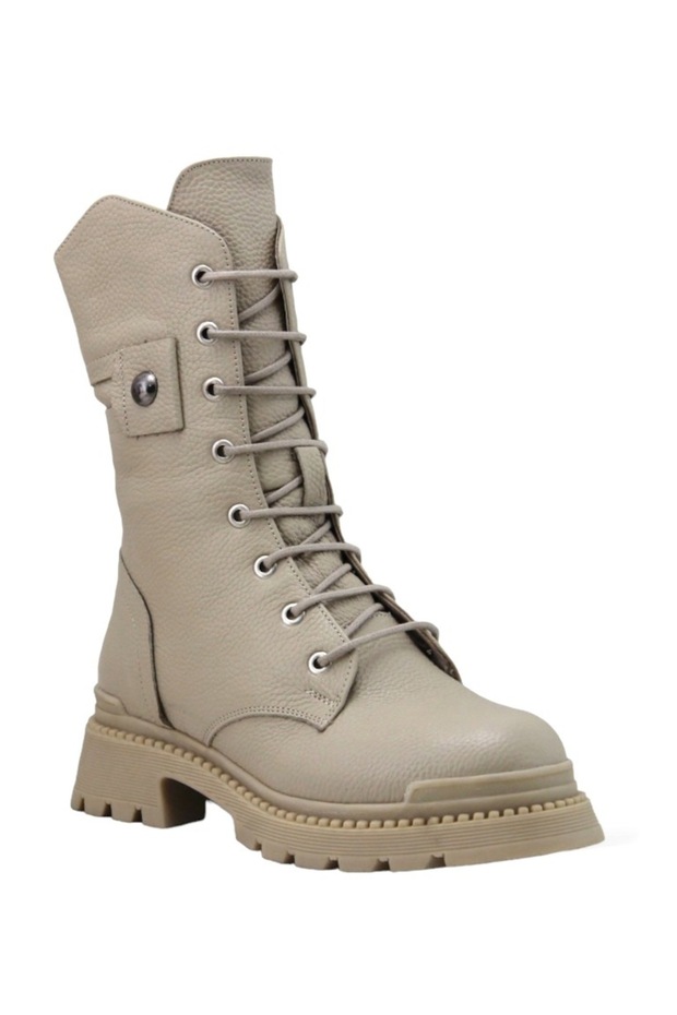 Albini 10024 Hakiki Deri Kadın Bot - 1