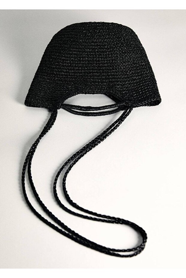 Örme mini omuz çantası - 6