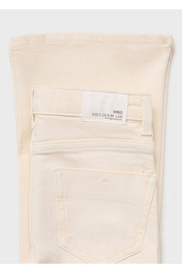 İspanyol paça cepli jean pantolon - 4