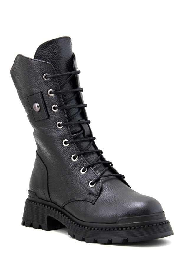 Albini 10024 Hakiki Deri Kadın Bot - 1